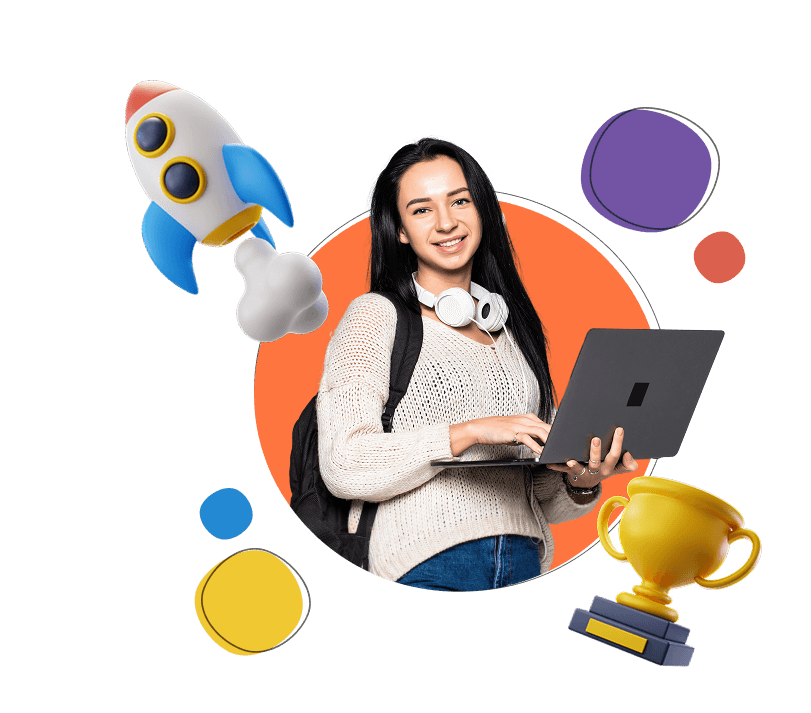 Students preparing for the TOEFL with Toeflify